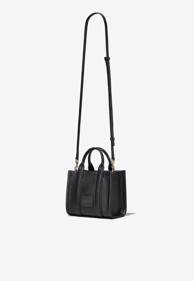 The Logo Grained Leather Tote Bag