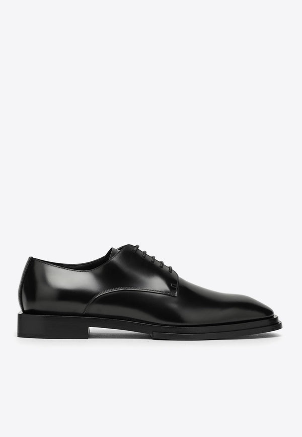 Leather Lace-Up Oxford Shoes