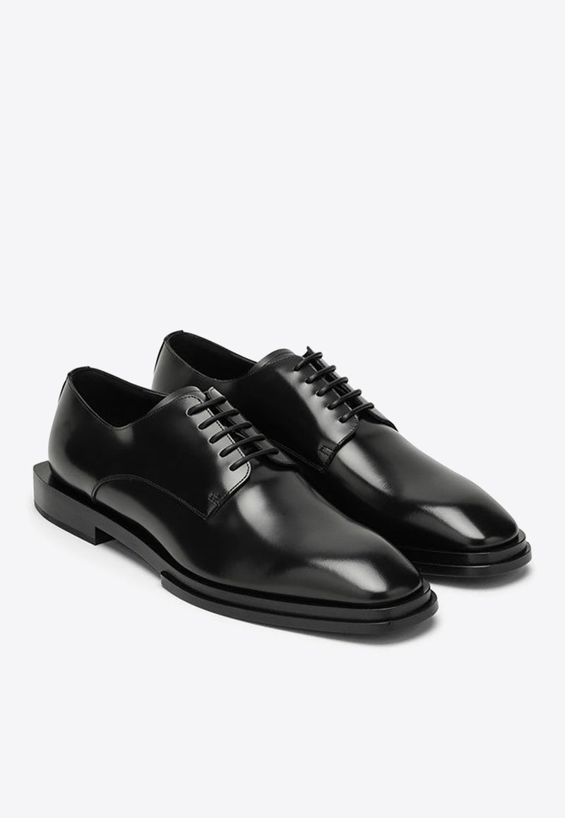 Leather Lace-Up Oxford Shoes