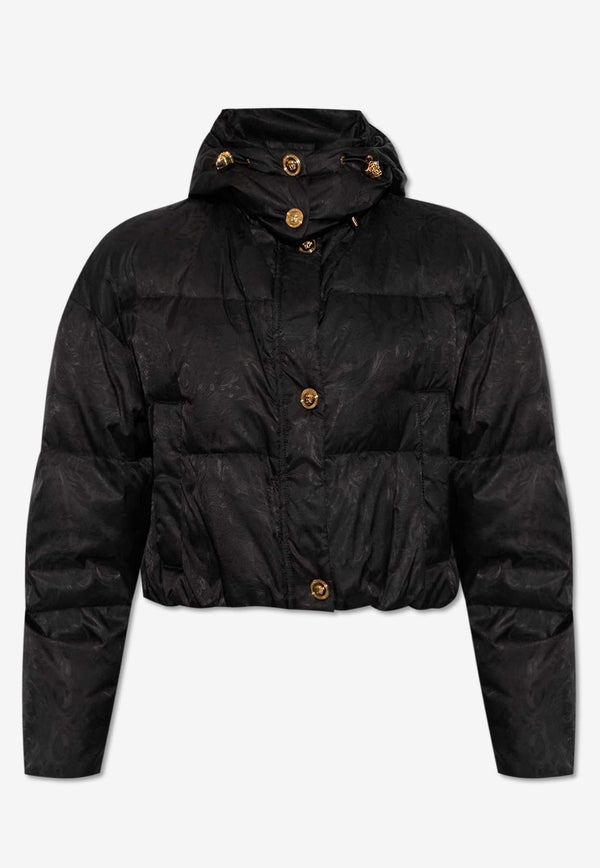 Barocco Cropped Puffer Jacket