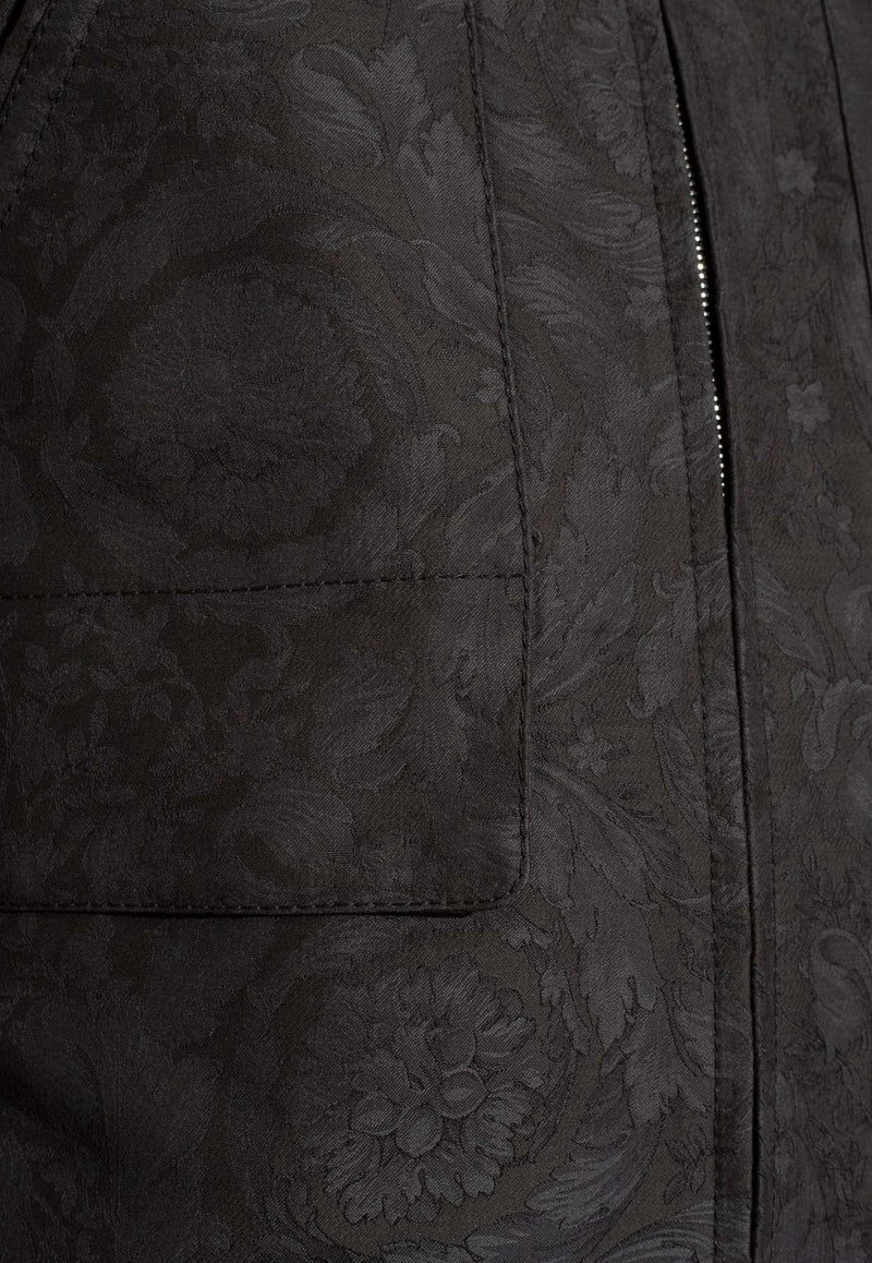 Barocco Jacquard Zip-Up Jacket