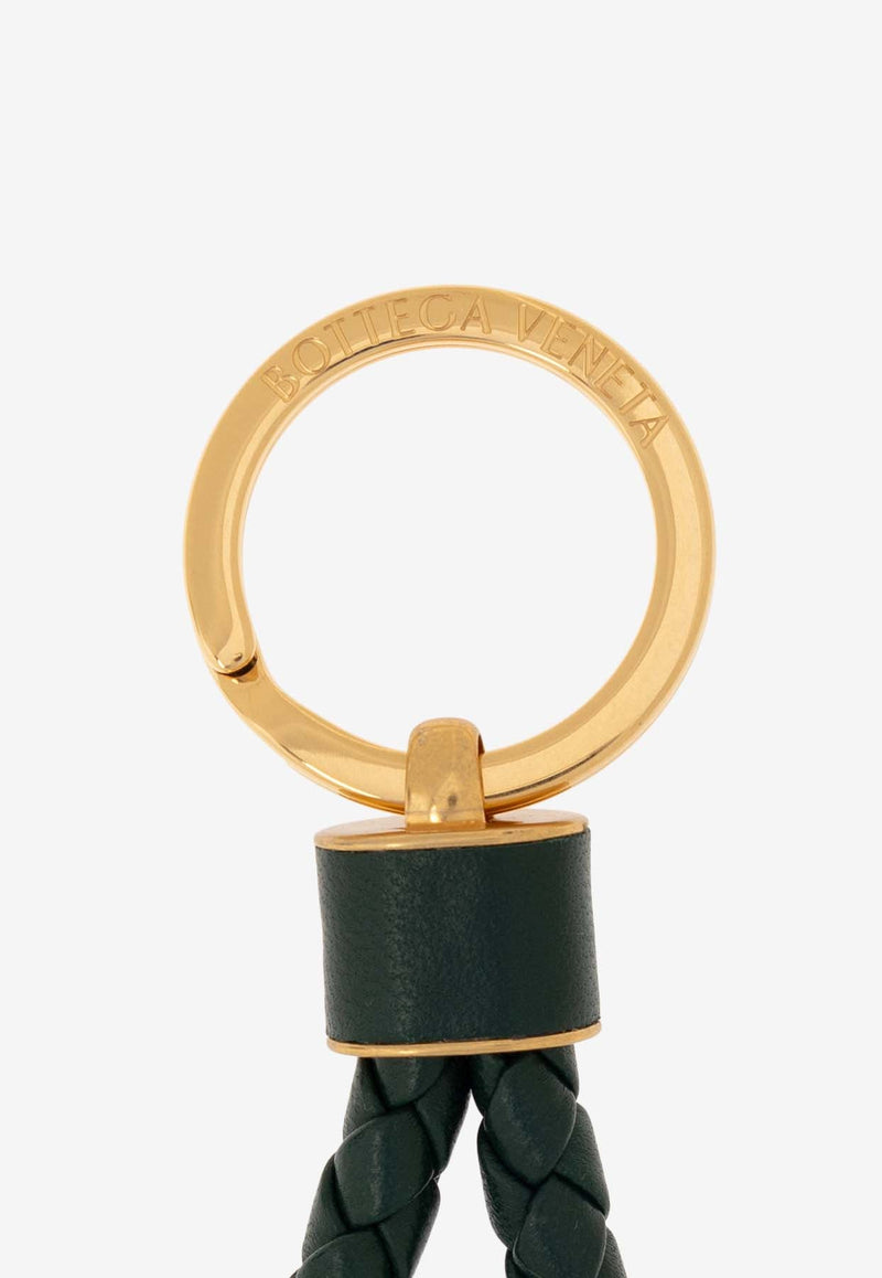 Intrecciato Leather Key-ring