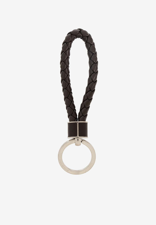 Intrecciato Leather Key-ring