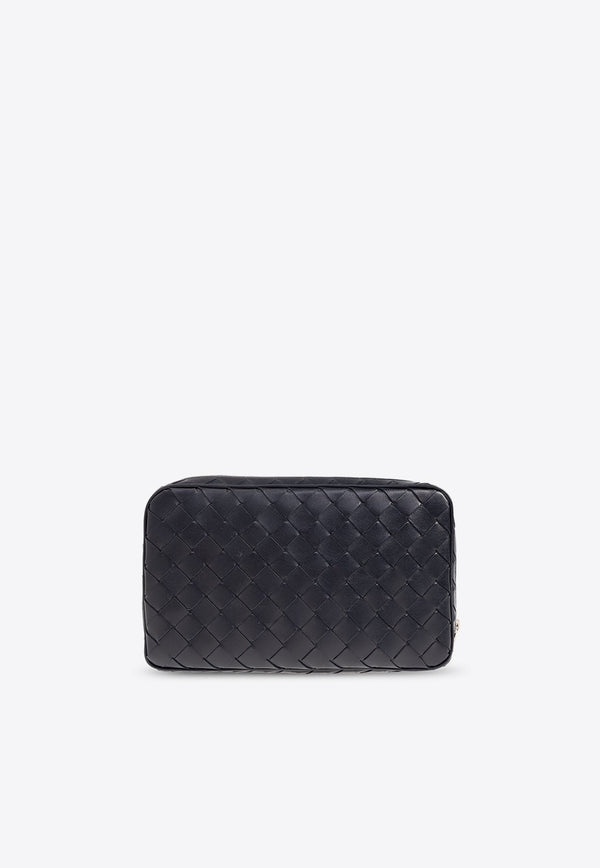 Medium Intrecciato Leather Pouch Bag