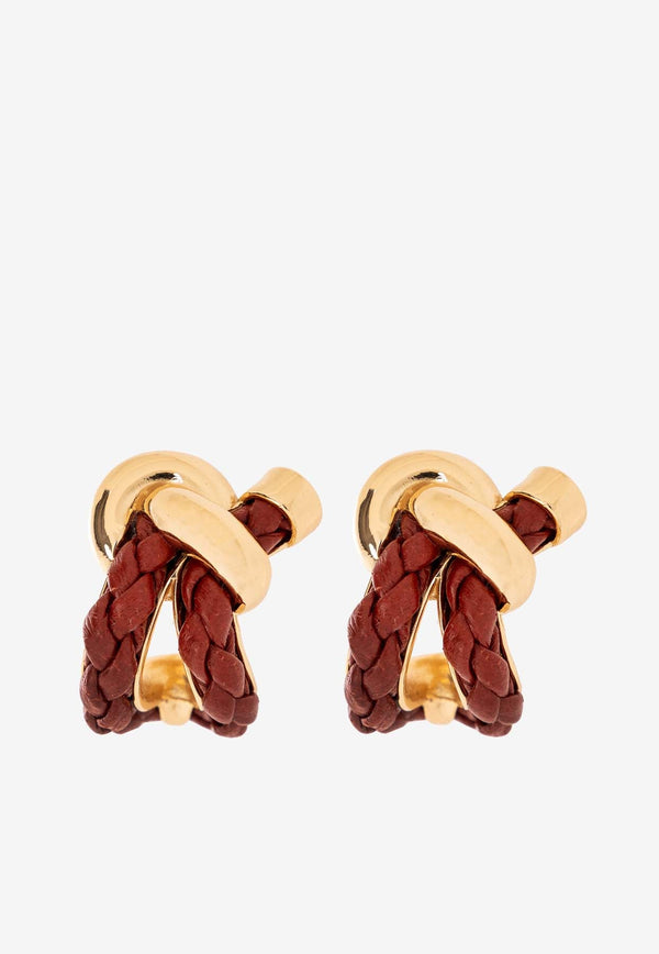 Knotted Hoop Earrings