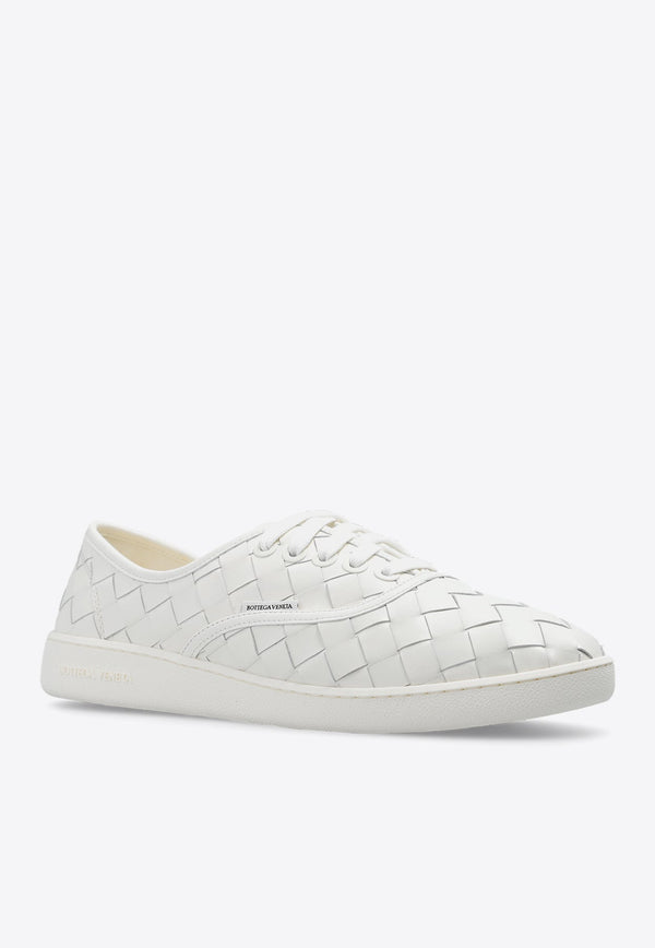 Intrecciato Leather Low-Top Sneakers