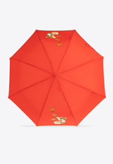 Teddy Bear Handle Compact Umbrella