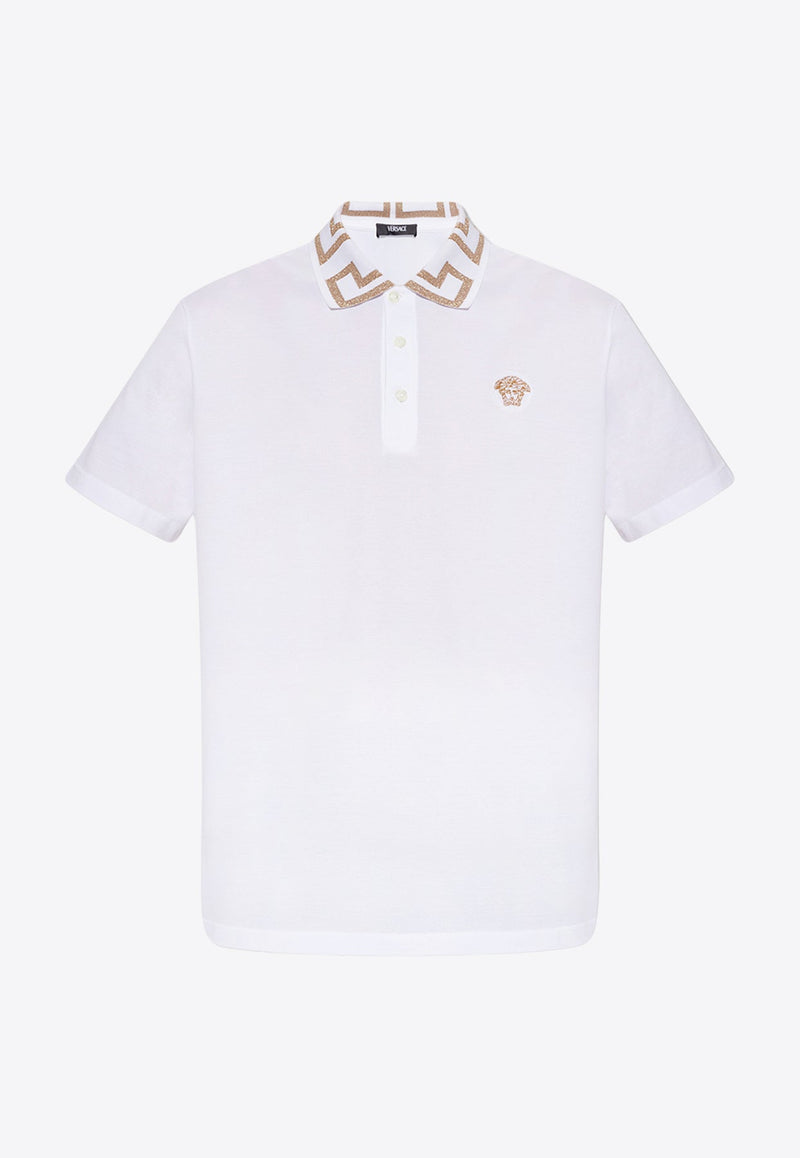 Medusa and Greca Polo T-shirt