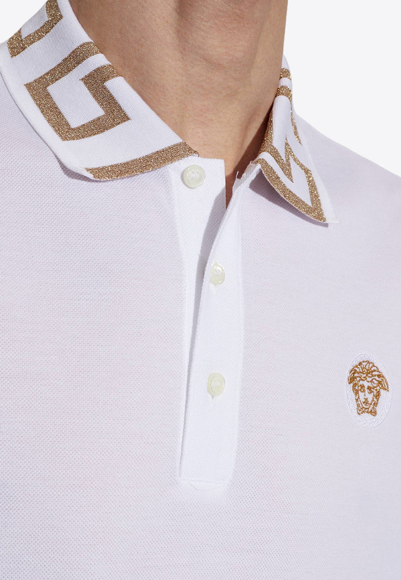 Medusa and Greca Polo T-shirt