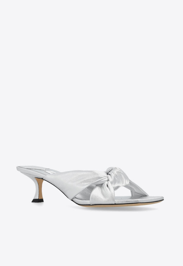 Avenue 50 Metallic Leather Mules