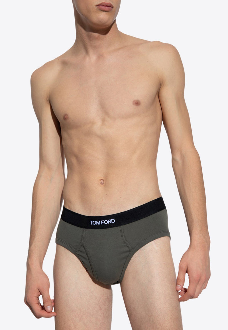 Logo Jacquard Stretch Briefs