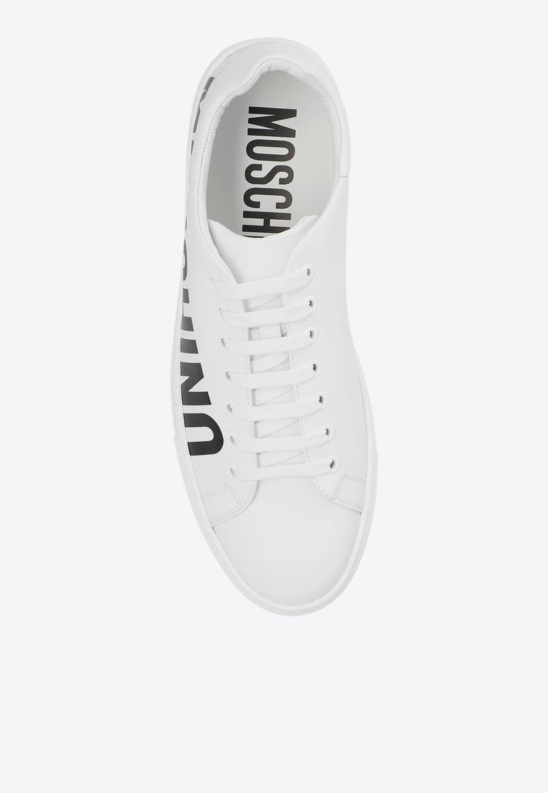 Logo Print Lace-Up Sneakers