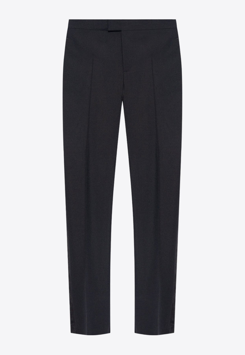 Wool Mohair Tailored Pants