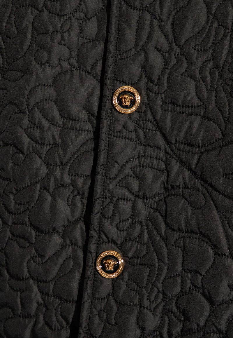 Barocco Quilted Bomber Jacket