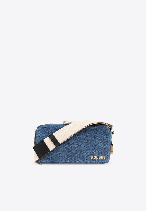 Le Cuerda Horizontal Denim Shoulder Bag