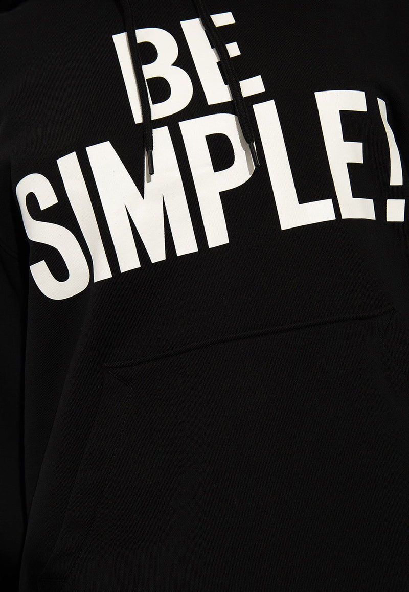 Be Simple Hooded Sweatshirt