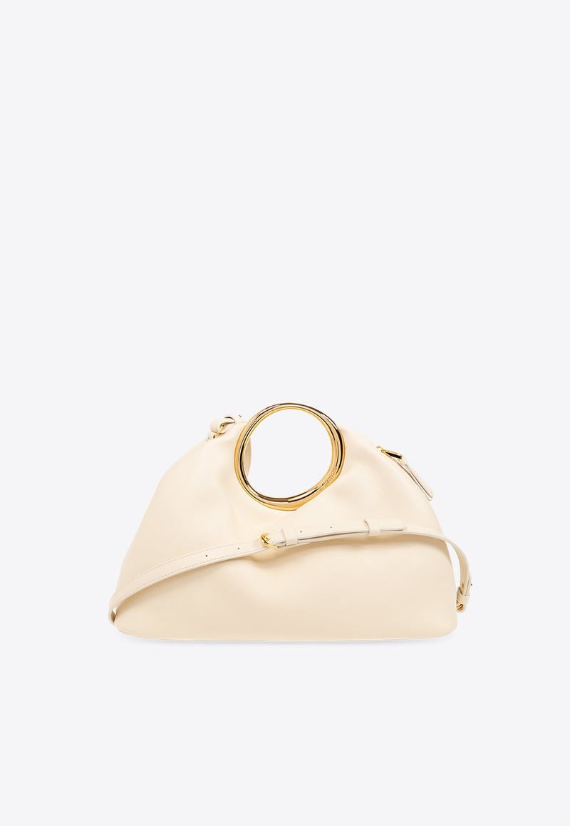 Le Calino Ring Top Handle Bag in Nappa Leather