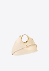 Le Calino Ring Top Handle Bag in Nappa Leather