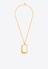 Le Collier Ovalo J Pendant Necklace