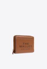 The Mini Grained Leather Compact Wallet