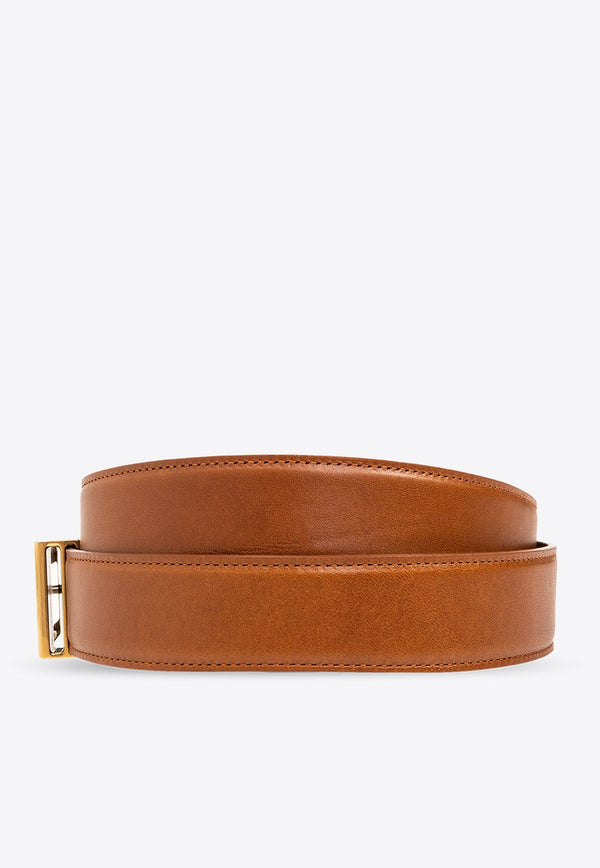 LA 66 Leather Buckle Belt