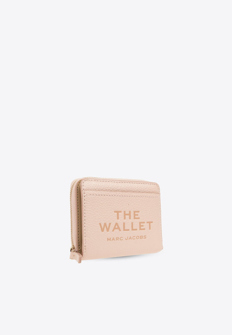 The Mini Grained Leather Compact Wallet