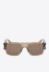 Flat-Top Rectangular Sunglasses