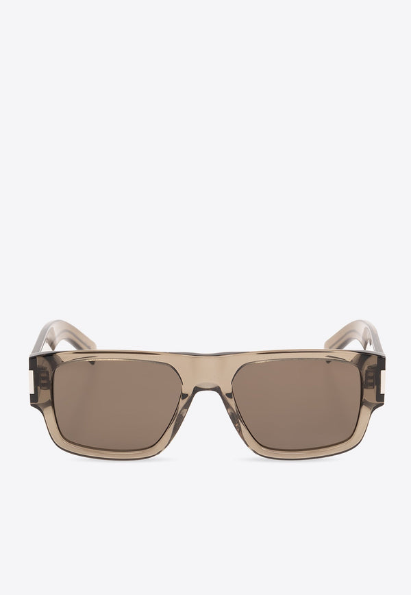 Flat-Top Rectangular Sunglasses