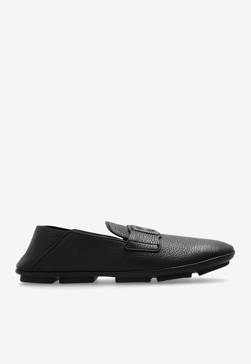 DG Logo Leather Loafers