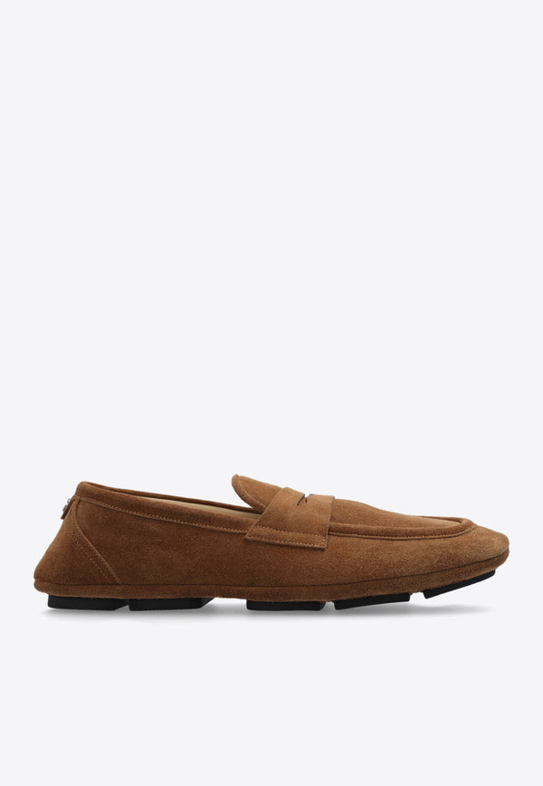 DG Logo Suede Loafers