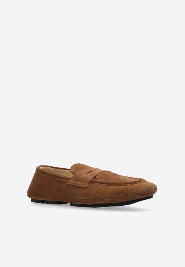 DG Logo Suede Loafers