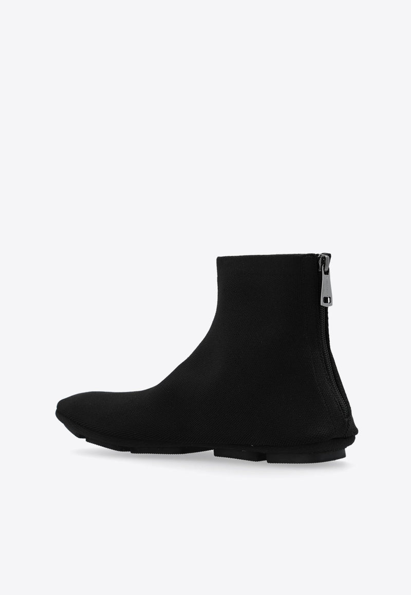 DG Logo Stretch Knit Ankle Boots