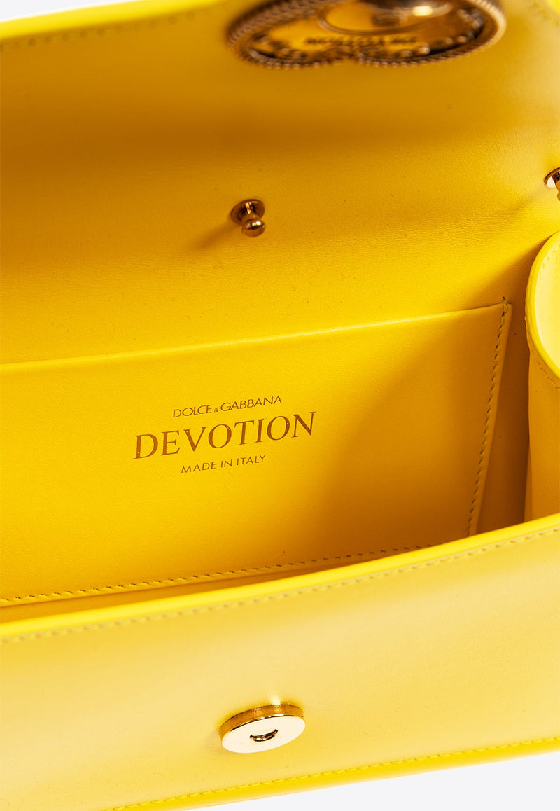 Small Devotion Leather Top Handle Bag