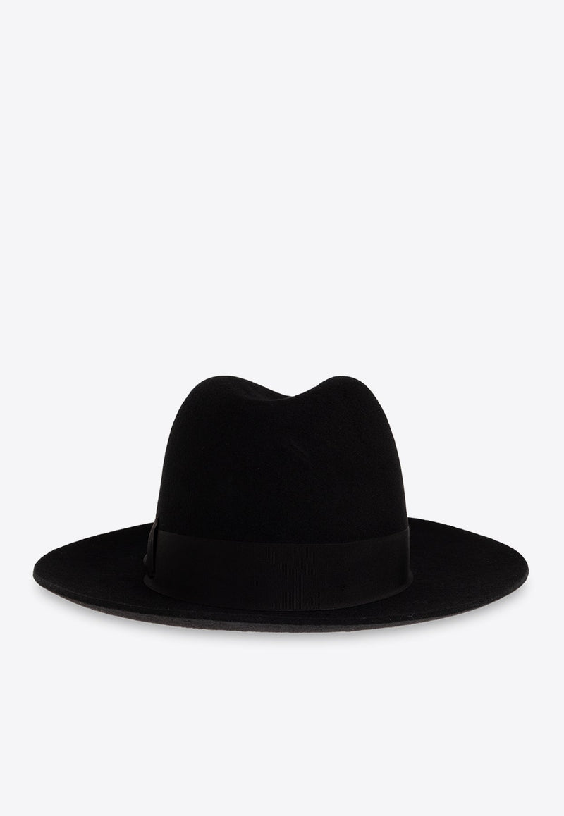 Wool-Blend Fedora Hat