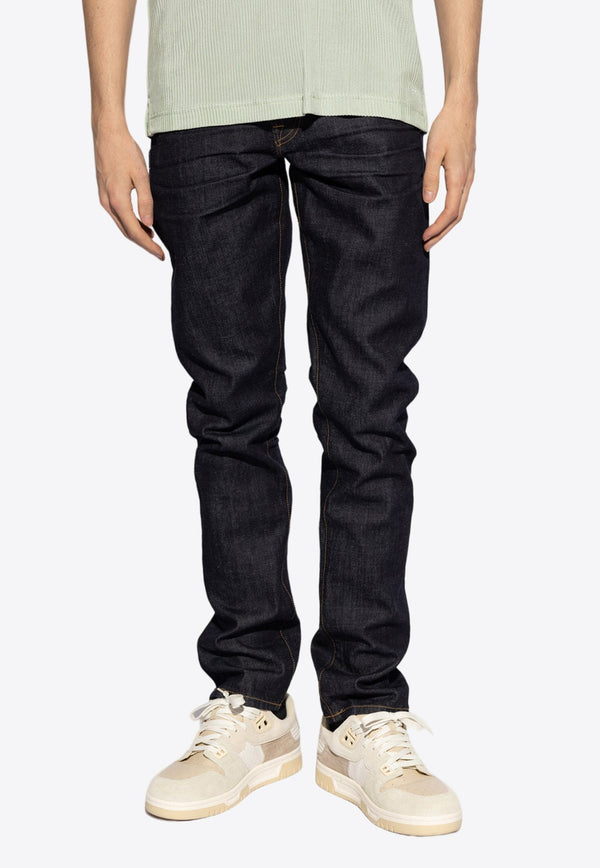 Logo Patch Slim-Fit Jeans