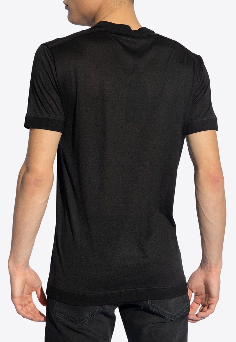 Silk Crewneck T-shirt