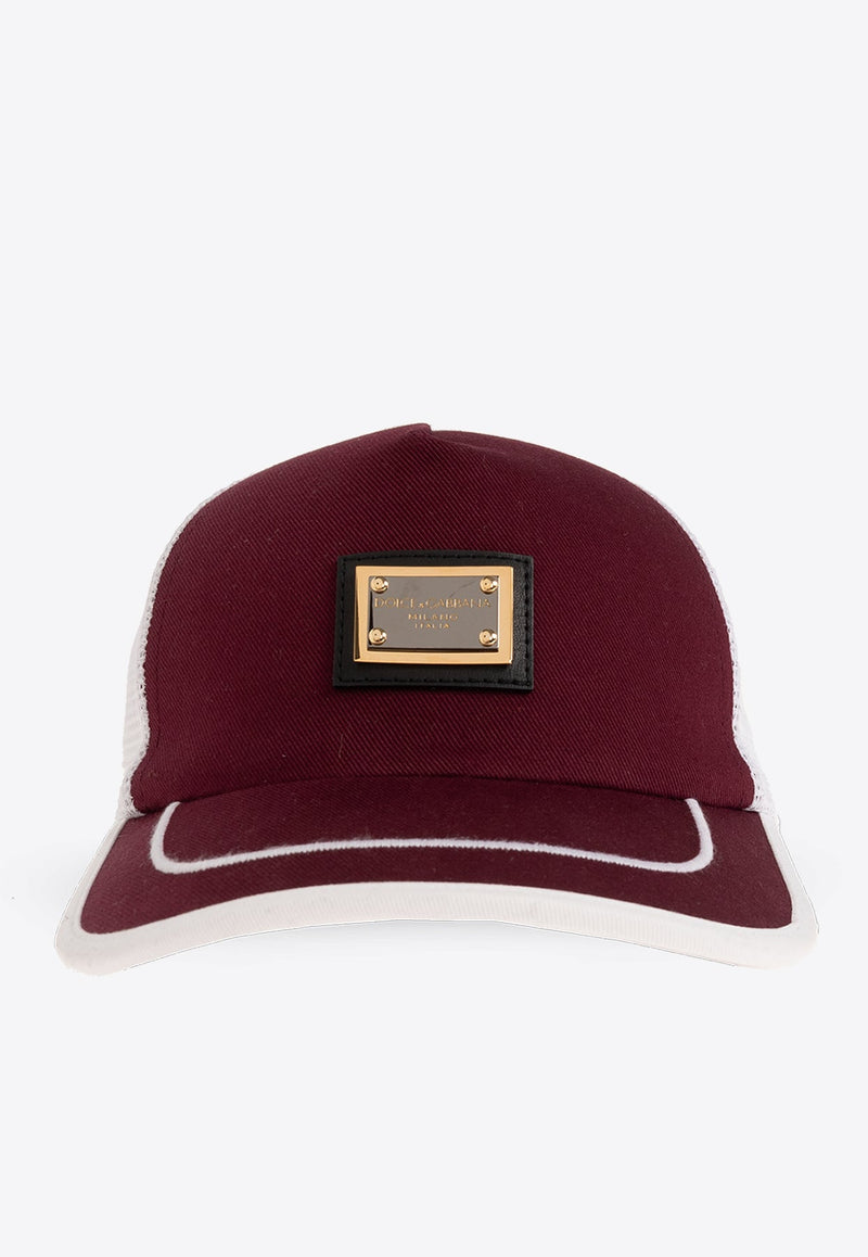 Logo Plaque Trucker Cap