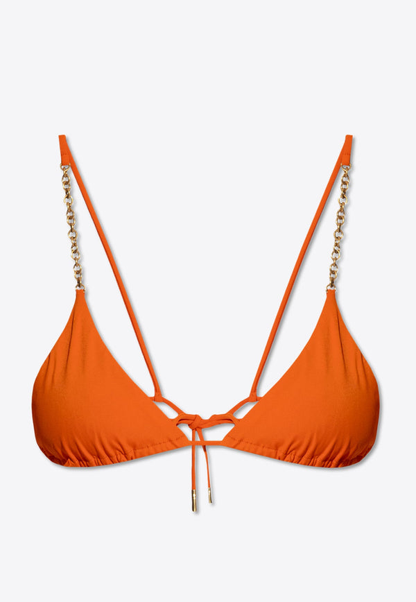 Chain Triangle Bikini Top