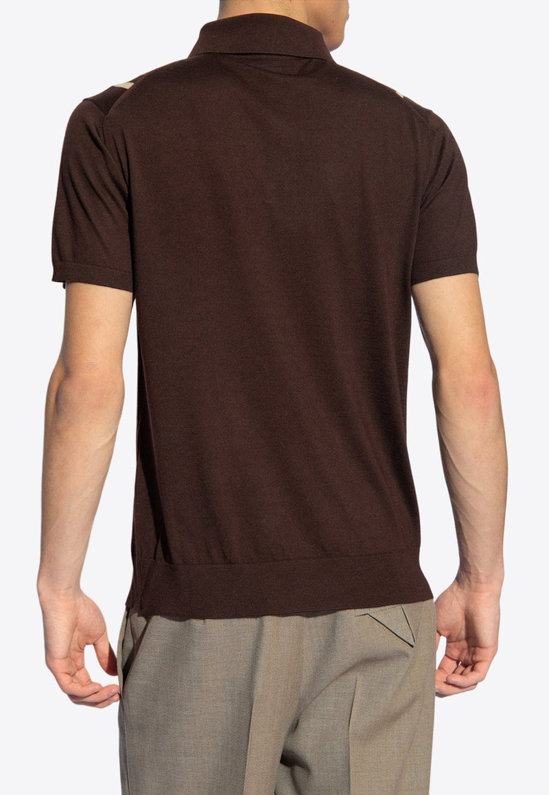Cashmere and Silk Polo T-shirt