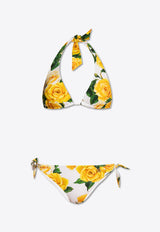 Floral Halterneck Bikini