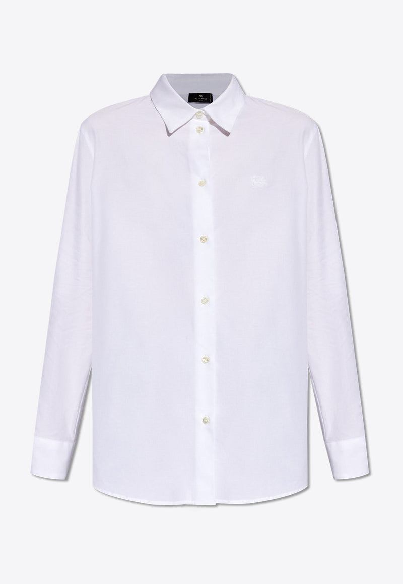 Pegaso Embroidered Long-Sleeved Shirt