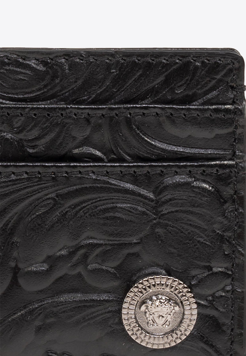 Medusa Barocco Leather Cardholder