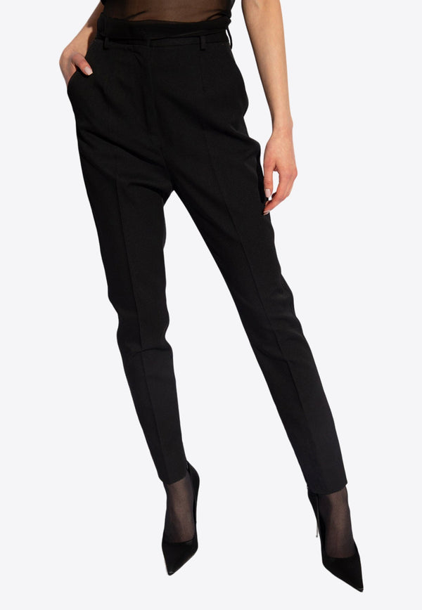 Tapered Wool Pants