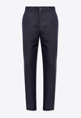 Tapered Pressed Straight Pants