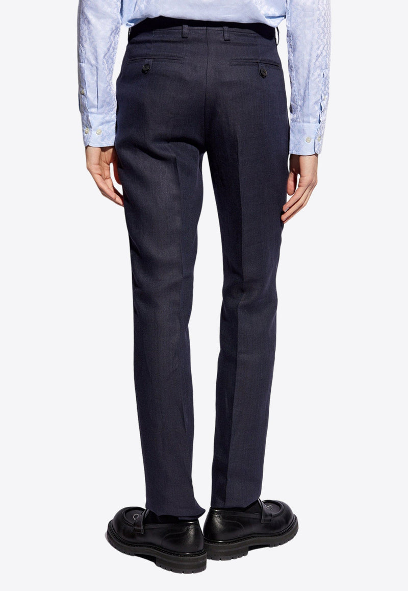 Tapered Pressed Straight Pants