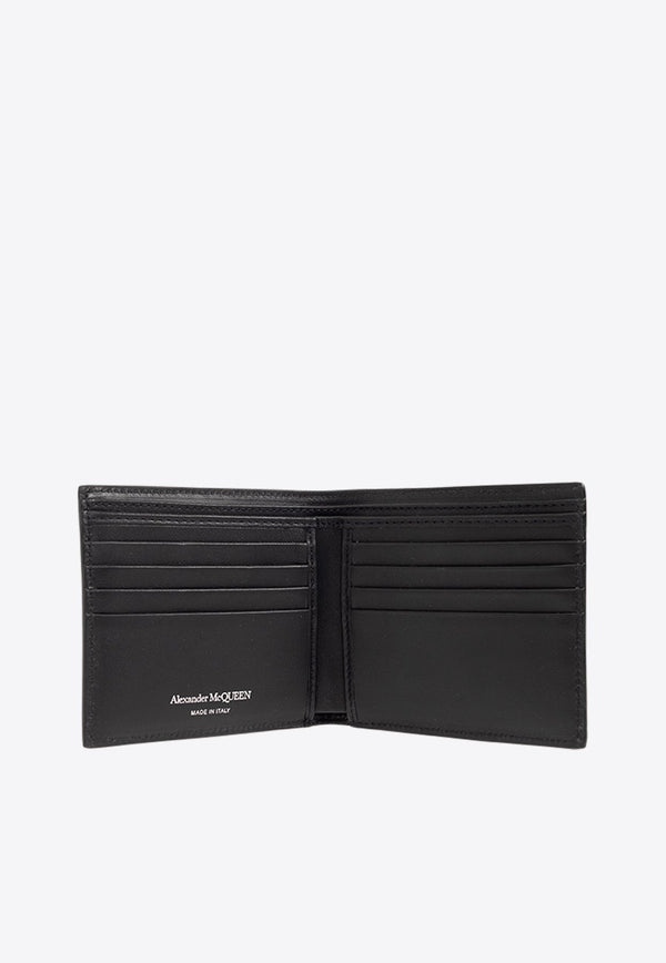 Bi-Fold Studded Leather Wallet