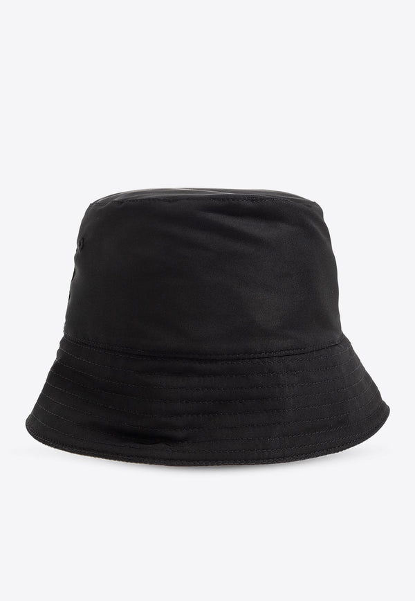 Logo Embroidered Reversible Bucket Hat