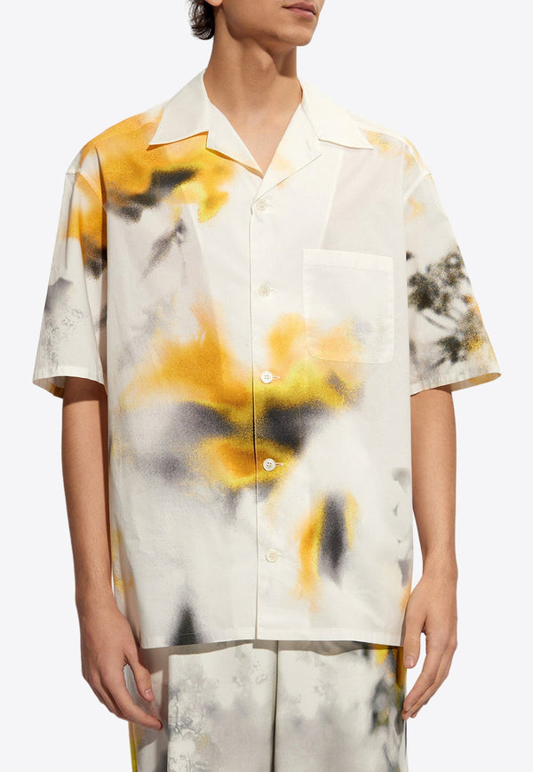 Obscured Floral Short-Sleeved Shirt