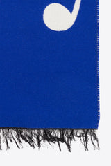 Logo Wool Silk Scarf