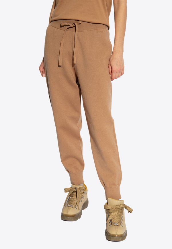 Cropped Knitted Track Pants